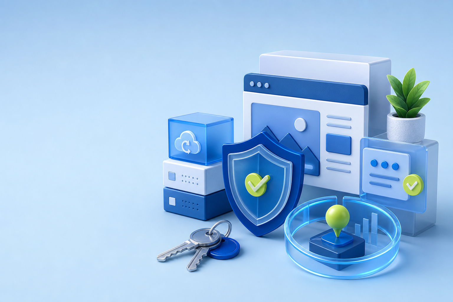 Ilustración para: Recomendaciones de seguridad para una web WordPress