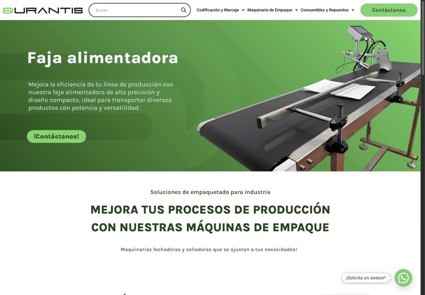 Vista del proyecto Durantis
