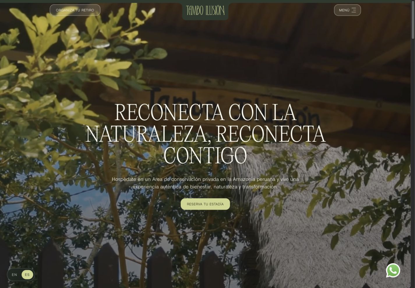 Captura del proyecto Tambo Ilusión: Astro · WordPress headless · Cloudflare