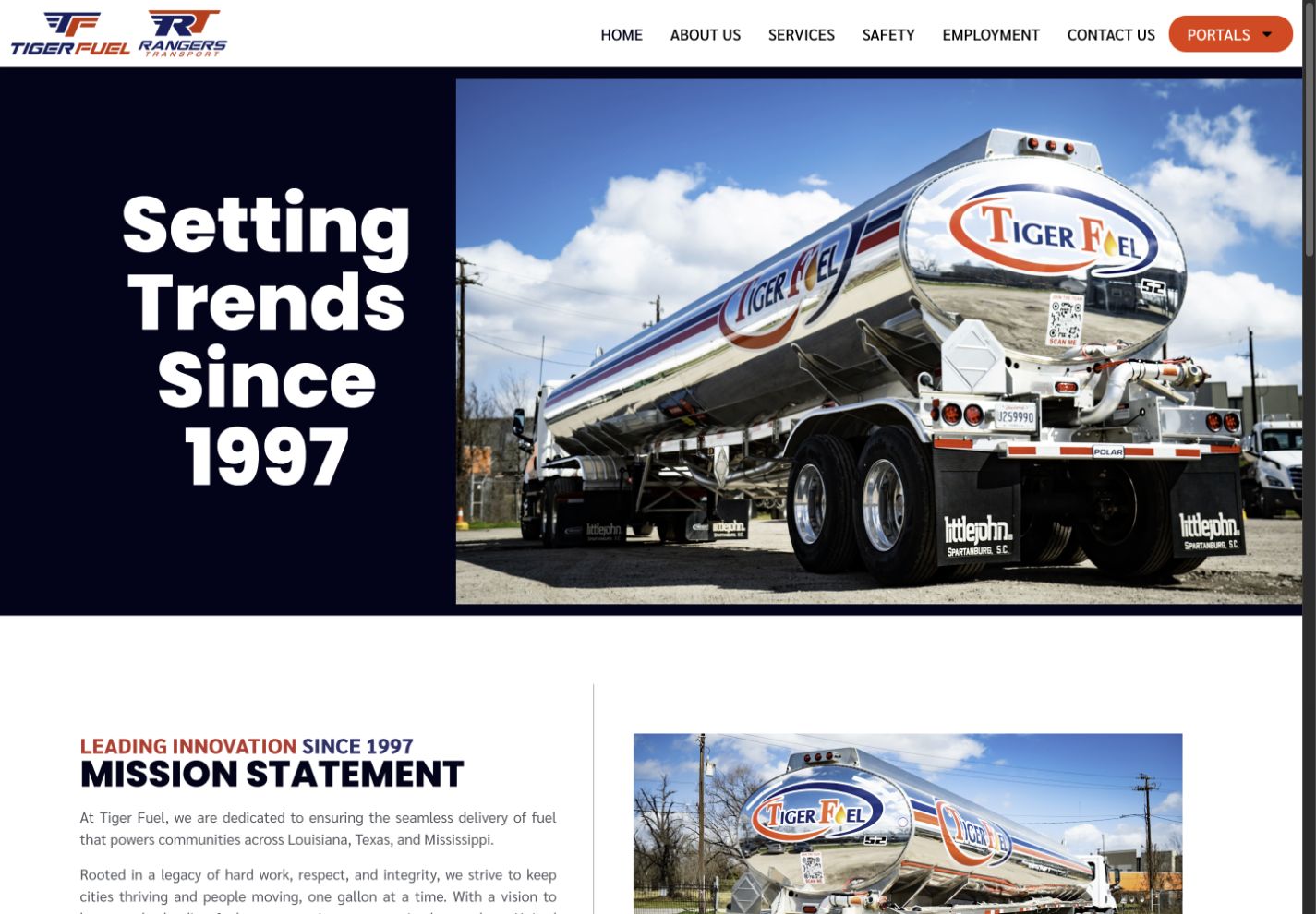 Vista del proyecto Tiger Fuel Inc.